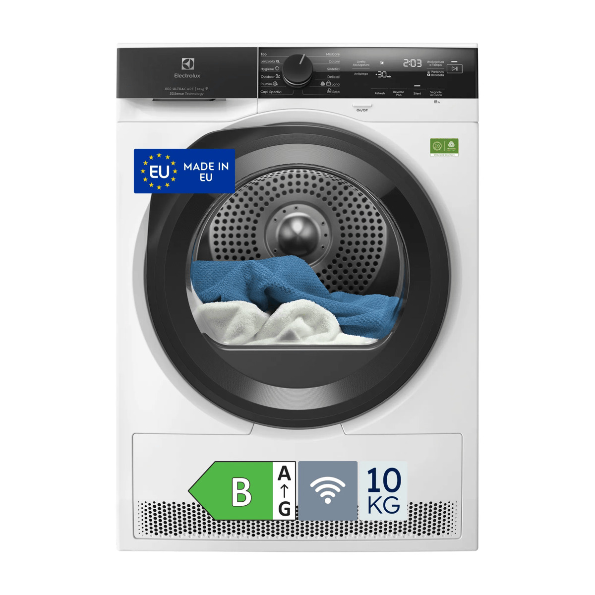 Electrolux EW7H4E10BY tumble dryer Freestanding Front-load