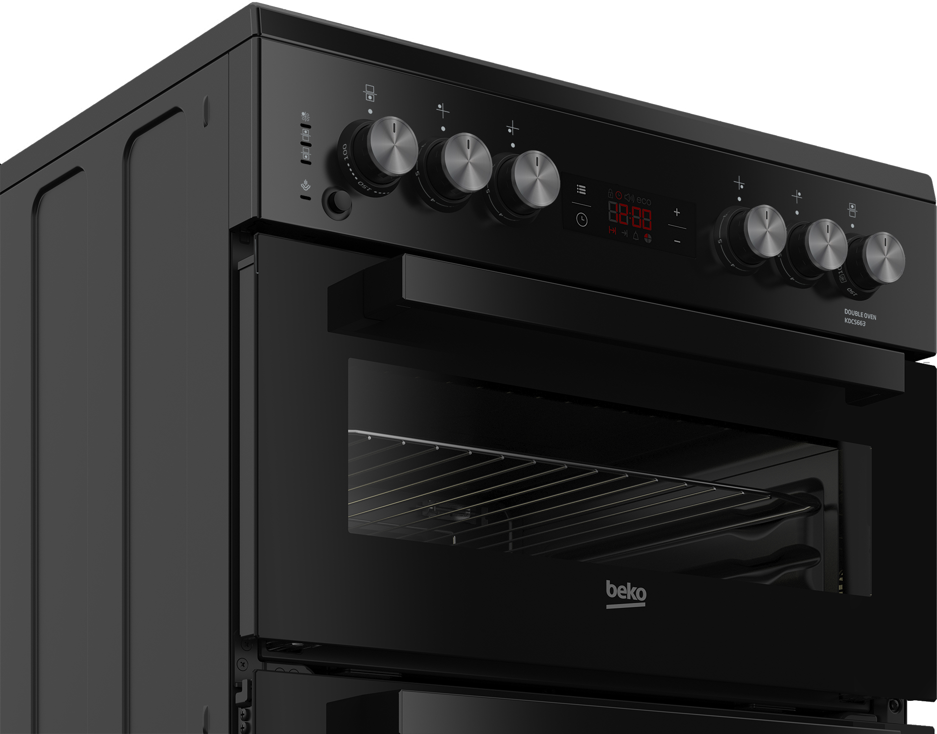 Beko KDCS663K 60 cm Double Oven Electric Cooker – image 4
