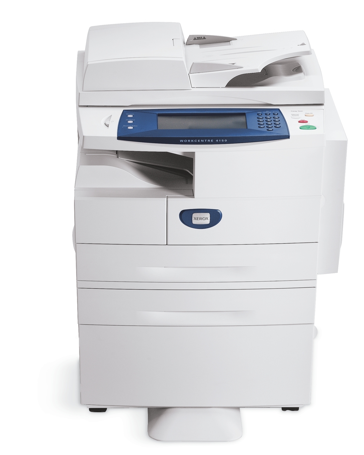 Xerox WorkCentre 4150, A4 Digital Copier, DADF, 43ppm, 2 x Paper Trays, Cabinet Stand