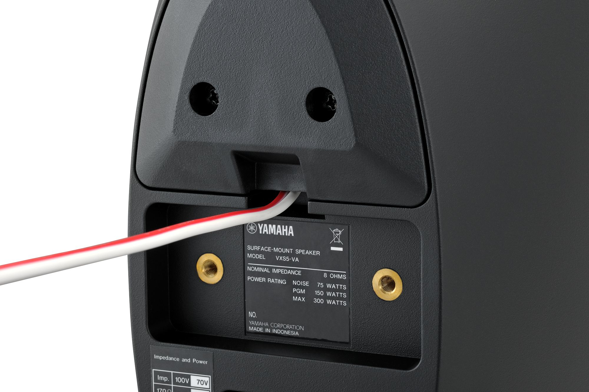 Yamaha VXS5-VA loudspeaker 2-way Black Wired – image 2