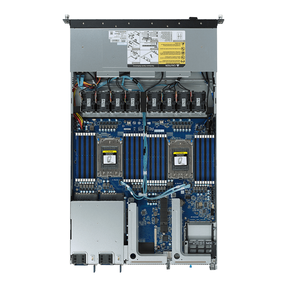 GIGABYTE R182-Z91 Socket SP3 Rack (1U) Black, Grey – image 3