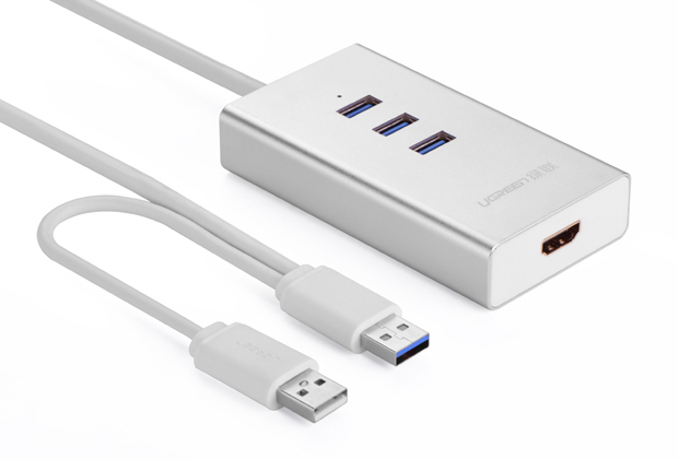 Ugreen 40257 laptop dock/port replicator White
