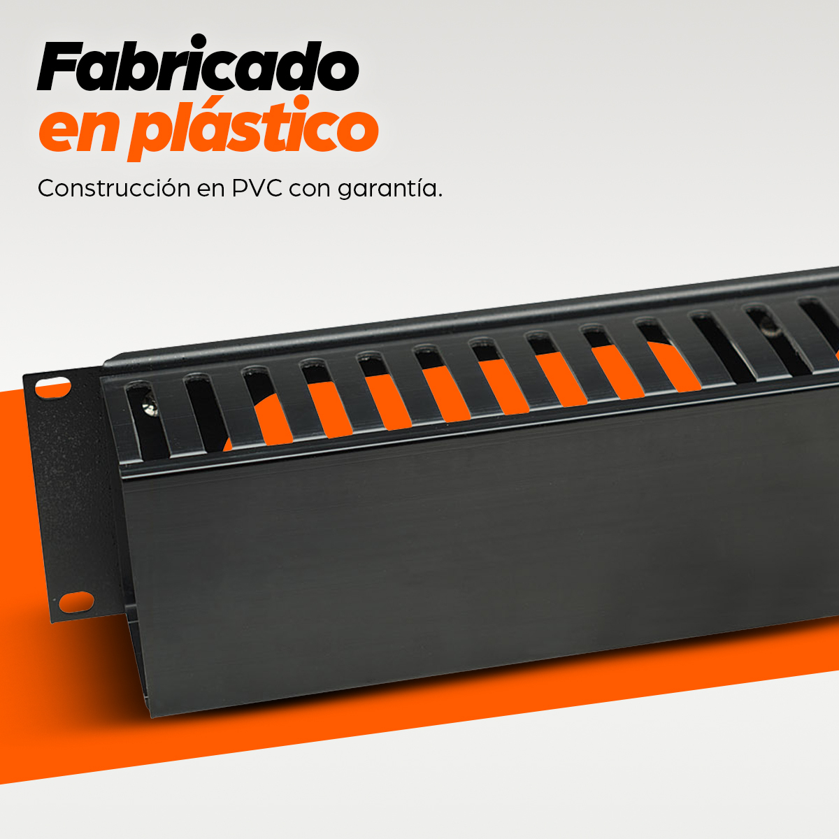 Organizador Horizontal de Cables con Tapa para Rack 19" 2U Intellinet 168458, Color Negro