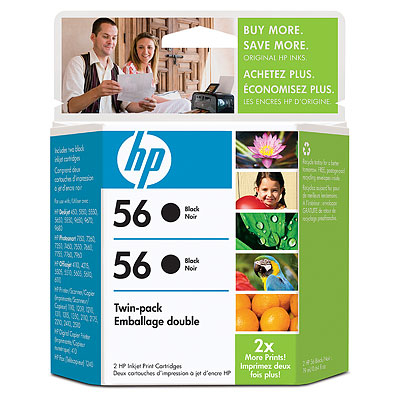 HP 56 2-pack Black