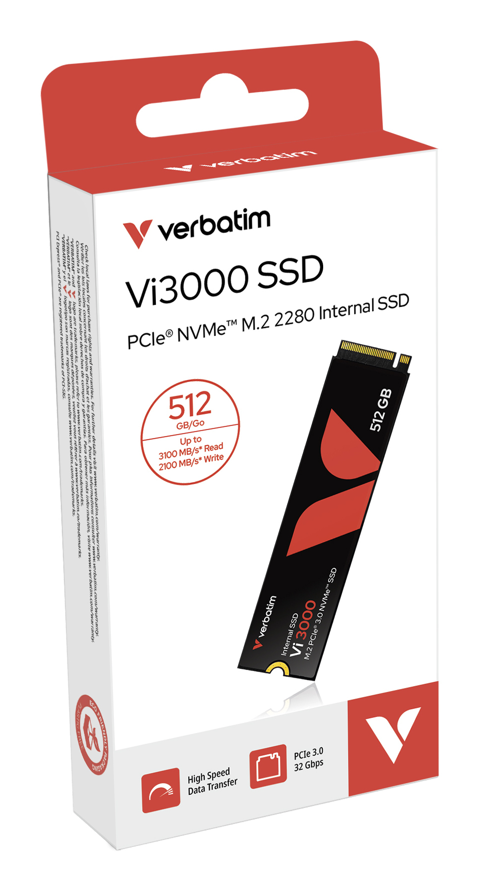 Verbatim Vi3000 PCIe NVMe M.2 SSD 512GB