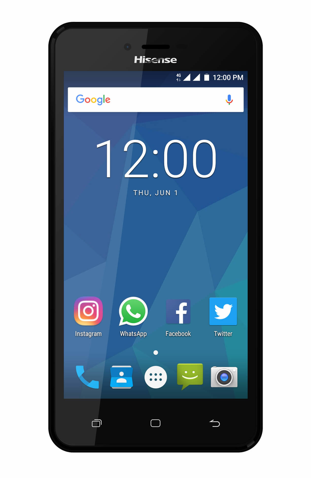 Hisense T5 12.7 cm (5") Dual SIM Android 7.0 4G Micro-USB 1 GB 8 GB 2200 mAh Black