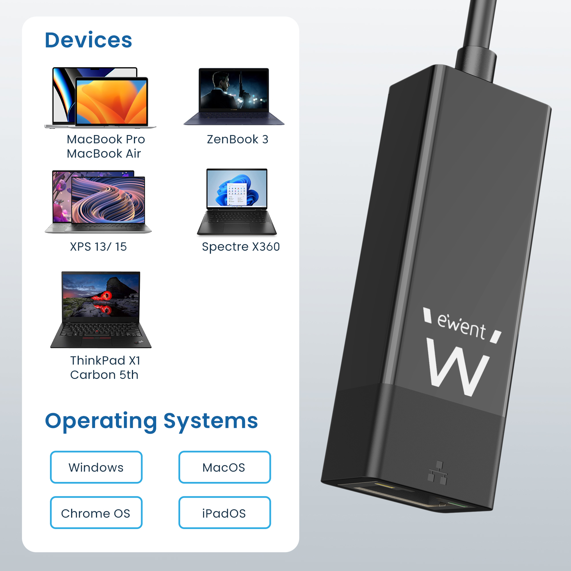 Ewent EW1017 network card Ethernet 1000 Mbit/s – image 7
