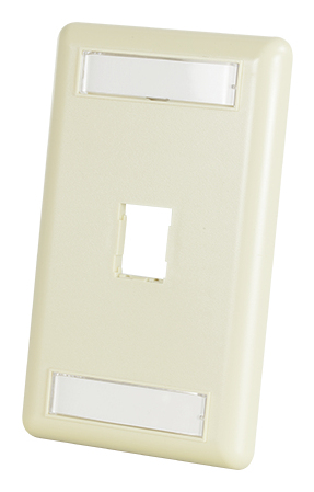 Legrand HDJ 1 Port Tekli Priz Fişi, Etiket Alanlı, Fildişi Plastik