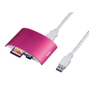 Hama Pro card reader USB 3.2 Gen 1 (3.1 Gen 1) Pink – image 4
