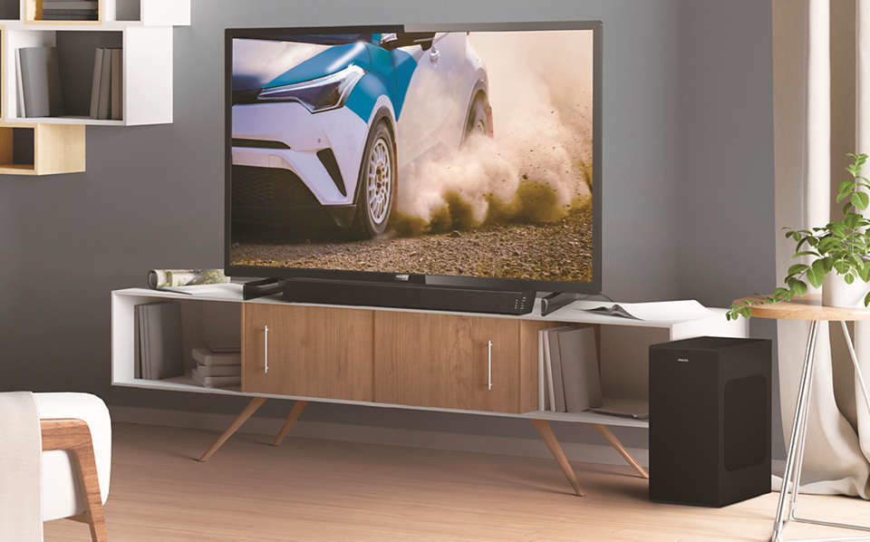 Philips TAB7305/37 soundbar speaker Black 2.1 channels – image 3