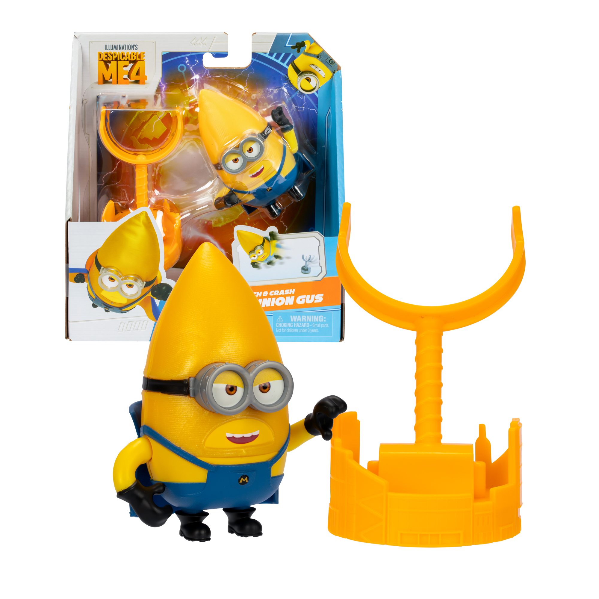 Moose Toys Despicable Me 4 - Action Figure Gus Katapultin käynnistyslelu