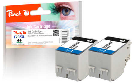 Peach 320397 ink cartridge 2 pc(s) Compatible High (XL) Yield Black