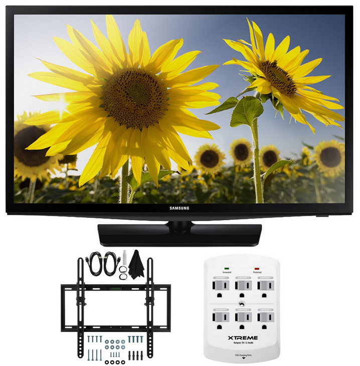 Samsung UN28H4500AF + Tilt Mount & Hook-Up Bundle – image 4
