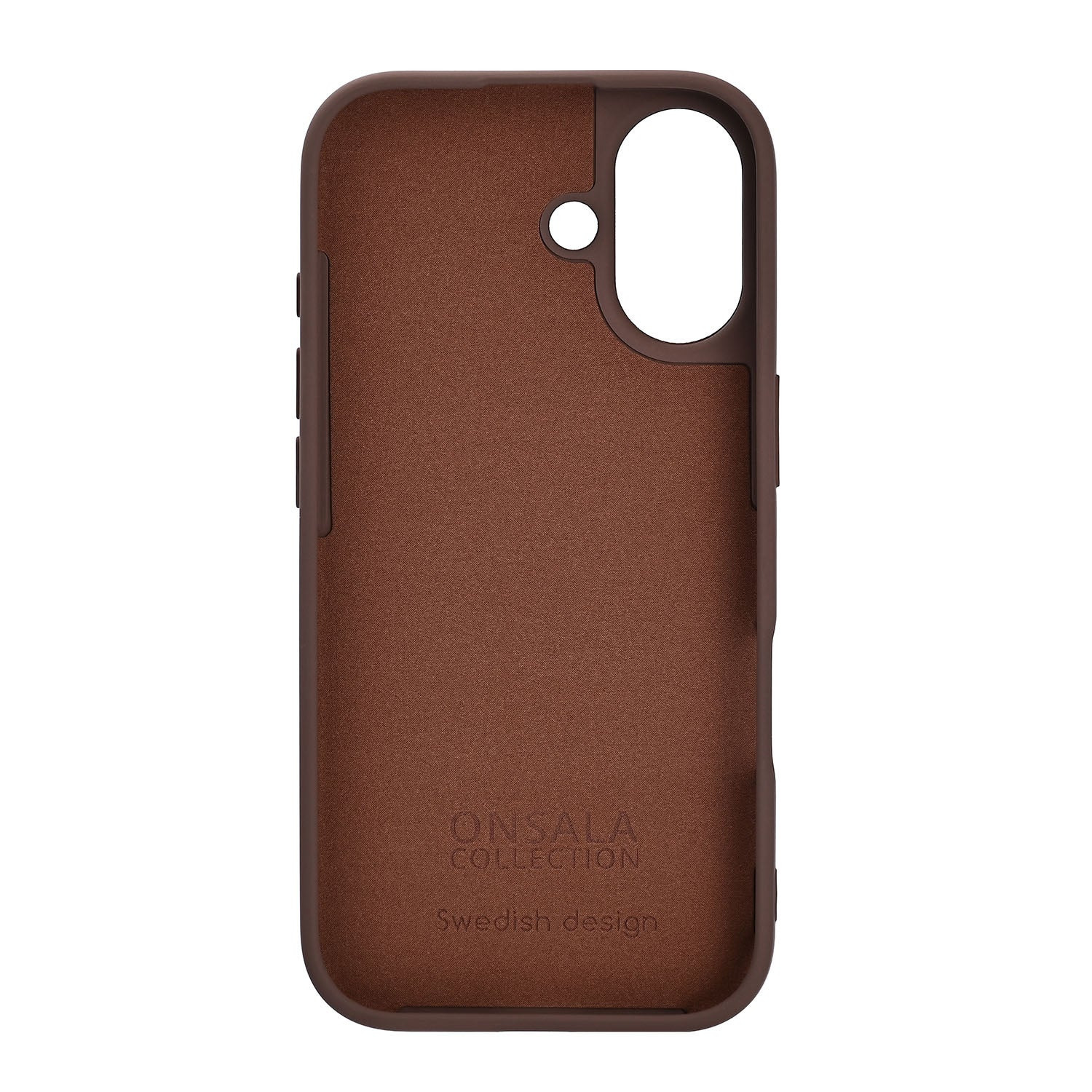 Onsala Phone Case with Silicone Feel Chocolate - iPhone 17 – image 3