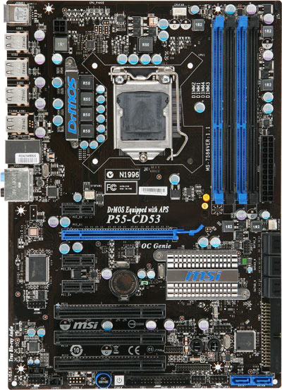 MSI P55-CD53 Intel® P55 LGA 1156 (Socket H) ATX