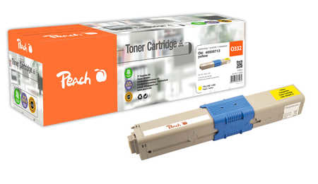 Peach 112099 toner cartridge 1 pc(s) Compatible Yellow