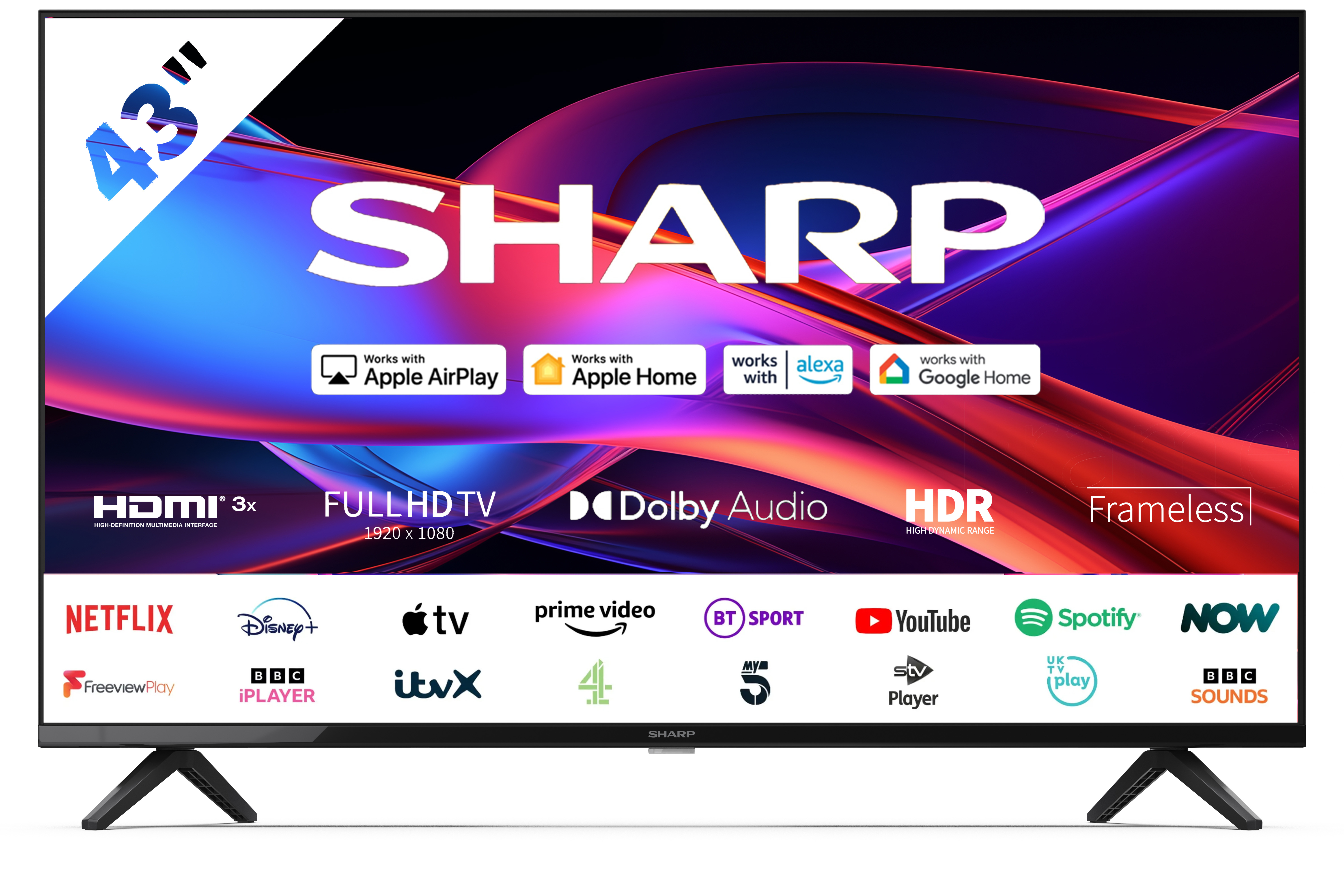 Sharp GD2225K 43" — vue 1 sur 8