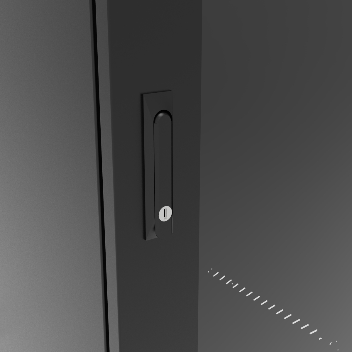 Vertiv VR Rack GL48WMCMP-B-SH-AF-00 rack cabinet 25U Wall mounted rack Black – image 4