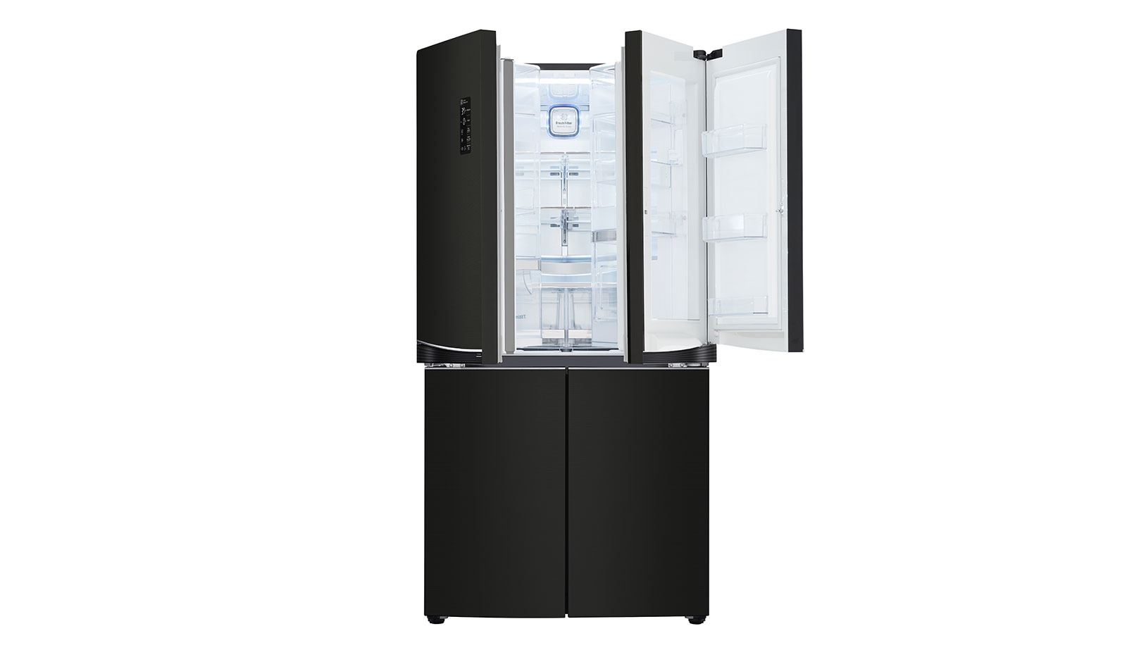 LG GR-M24FBGFL side-by-side refrigerator Freestanding Black – image 4