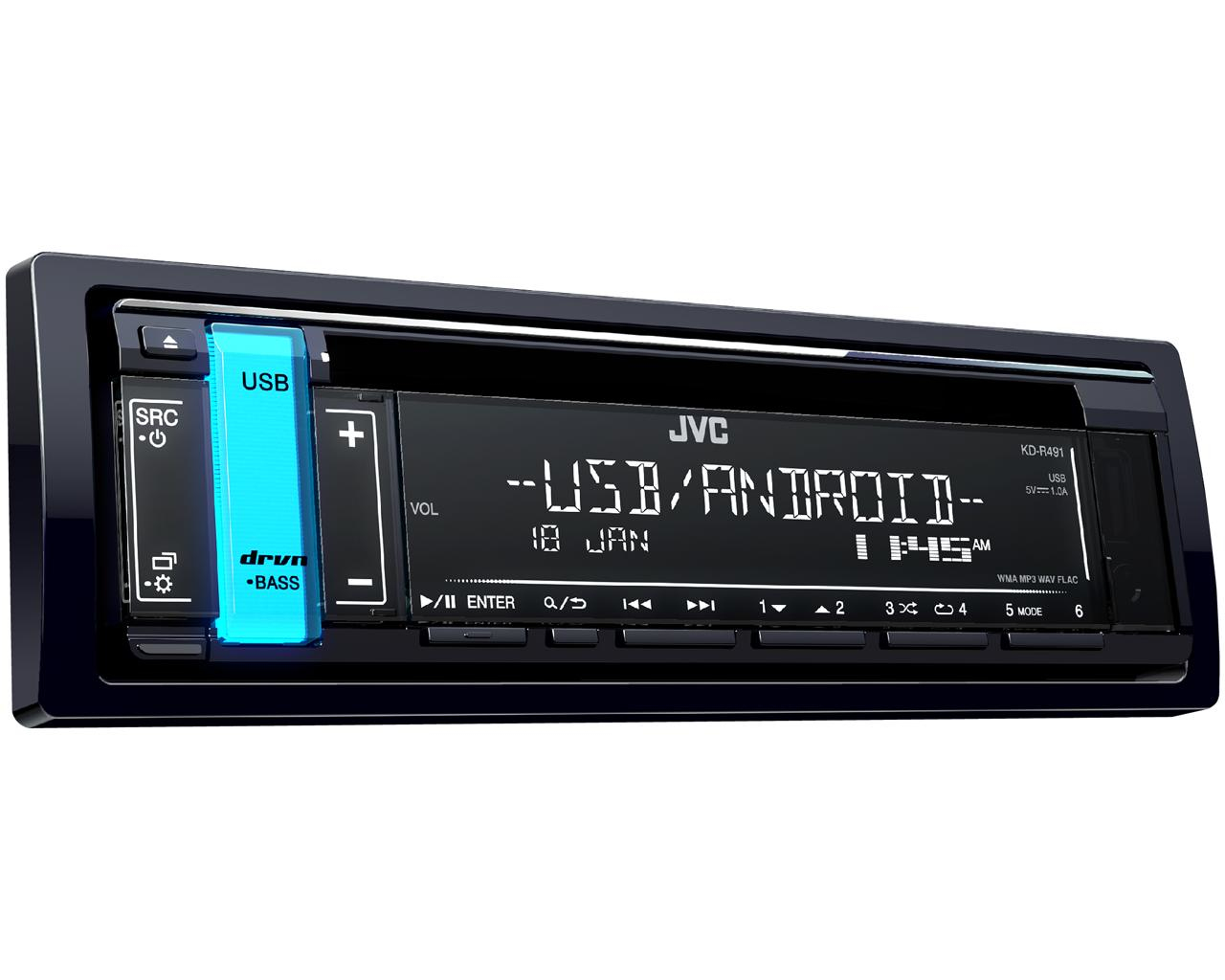 JVC KD-R491 car media receiver Black – image 4