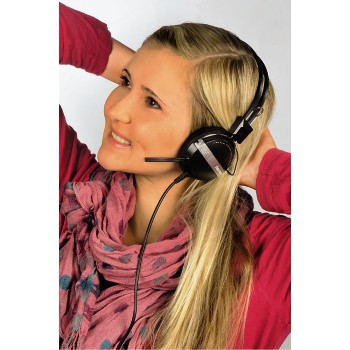Hama HS-502 Headset Wired Head-band Gaming Black, Silver – image 4