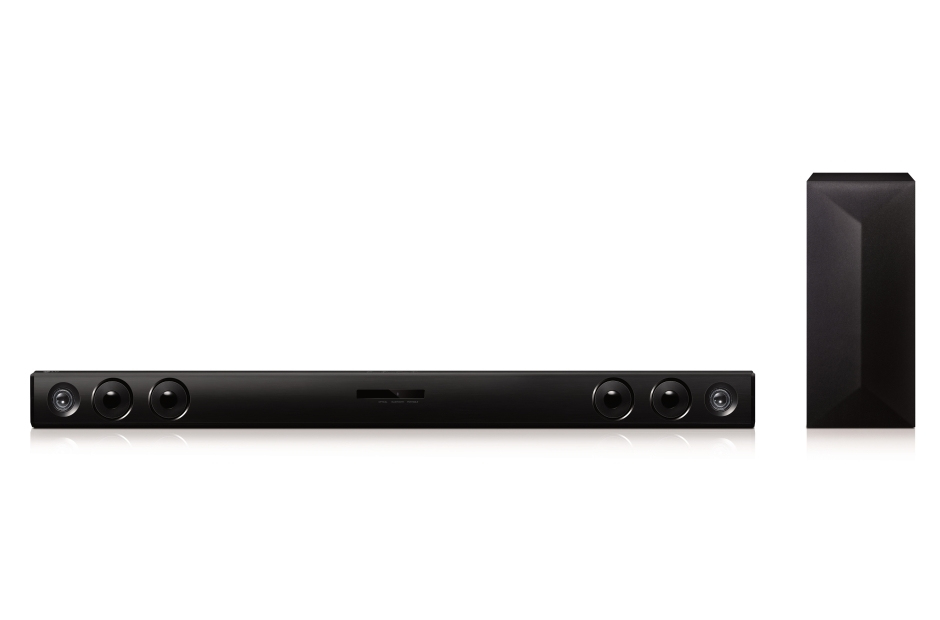 LG LAS454B soundbar speaker Black 2.1 channels – image 1