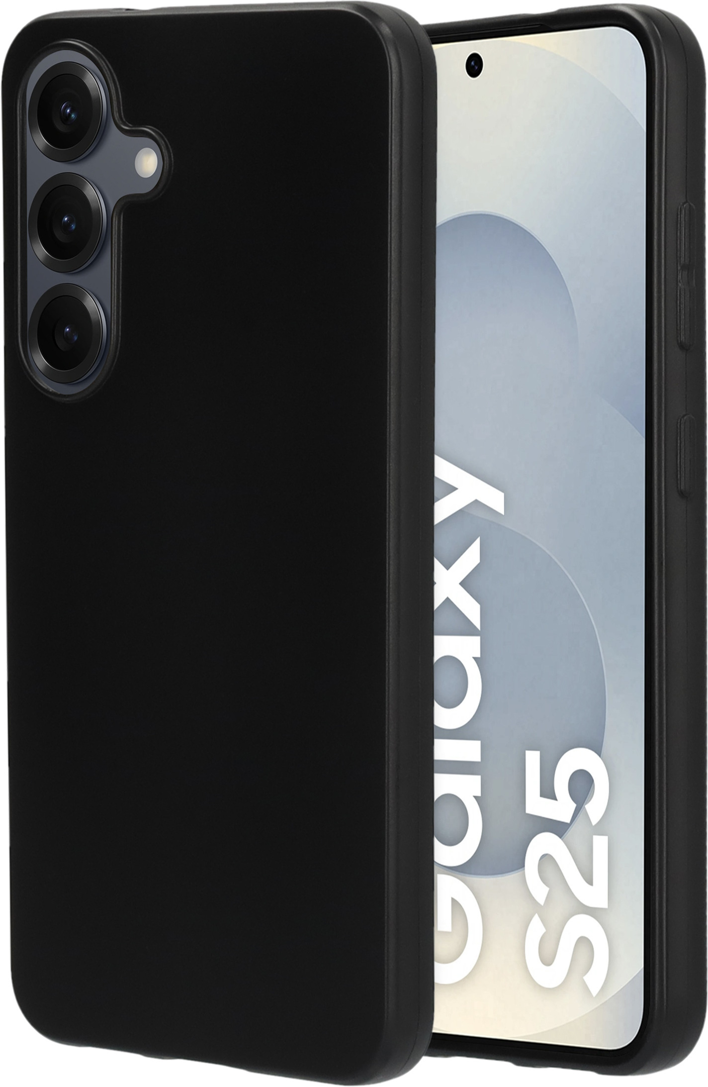 Mobiparts Classic TPU Case Samsung Galaxy S25 Matt Black – image 1