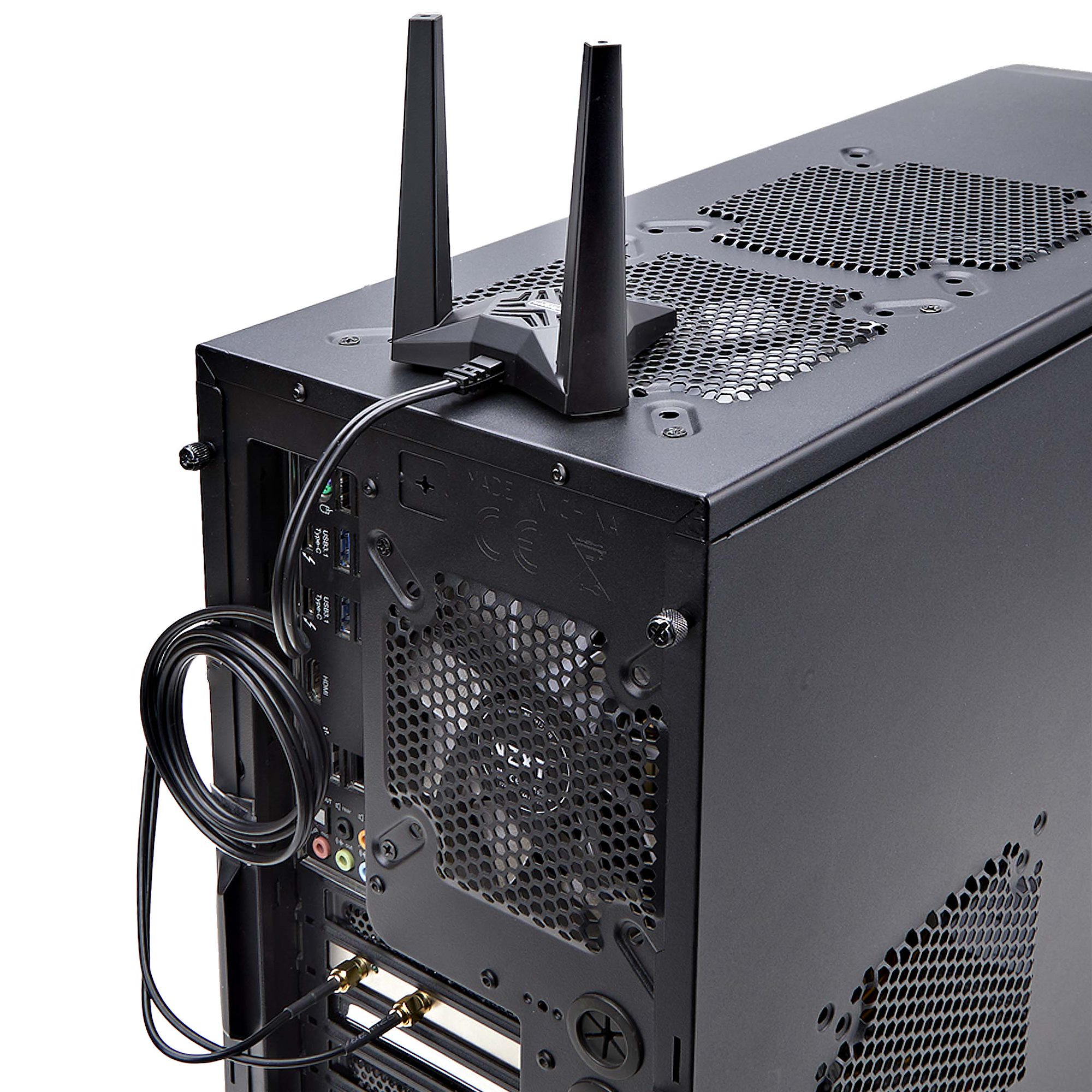 StarTech.com Wi-Fi 6E PCIe Network Card with Bluetooth 5.3, Magnetic Antenna Base with 3.6ft Cables, Tri-Band 802.11ax, AX5400 WiFi NIC, Windows/Linux - PCI Exp – image 6