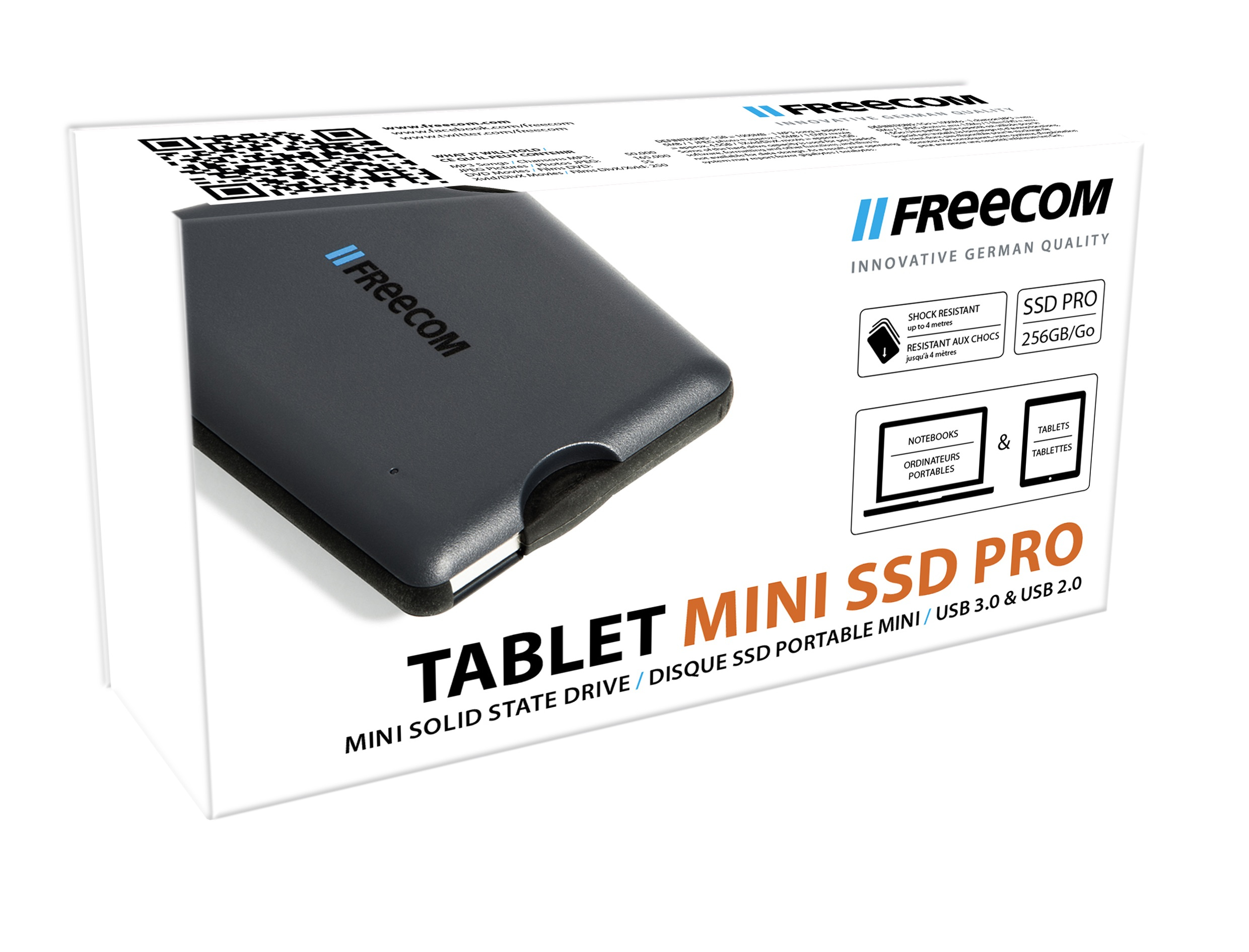 Freecom Tablet Mini SSD Pro 256 GB USB 3.2 Gen 1 (3.1 Gen 1) Anthracite, Black image 9