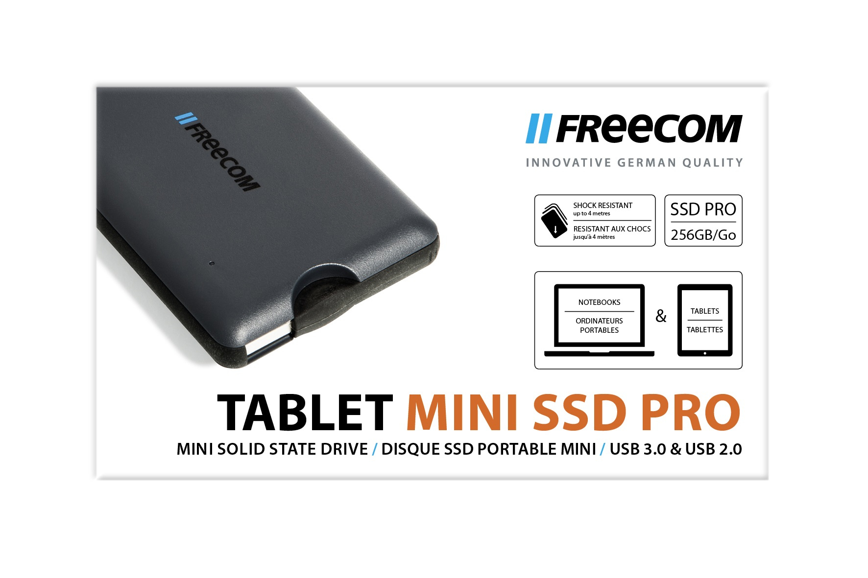Freecom Tablet Mini SSD Pro 256 GB USB 3.2 Gen 1 (3.1 Gen 1) Anthracite, Black image 8