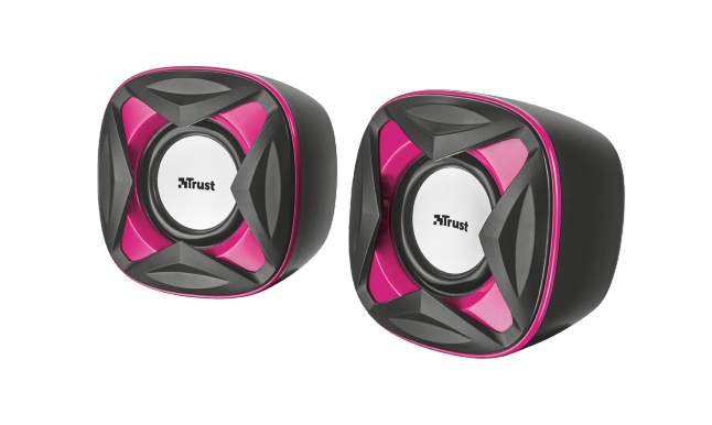 Trust Xilo Compact 2.0 Black, Pink Wired 4 W image 1