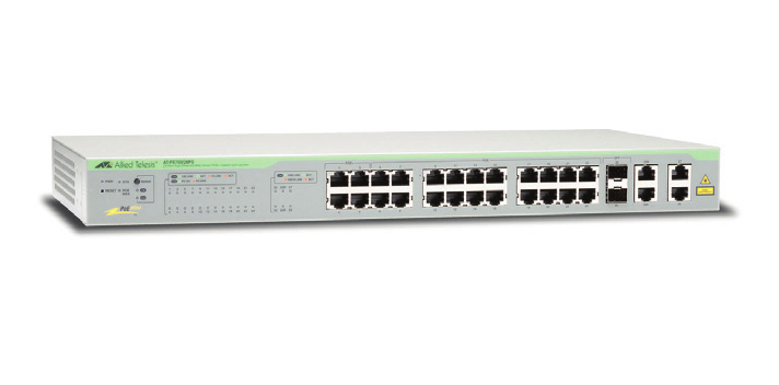 Allied Telesis AT-FS750/28PS-50 Gestito Fast Ethernet (10/100) Supporto Power over Ethernet (PoE) 1U Grigio