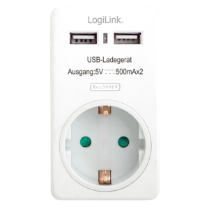 LogiLink PA0057 power adapter/inverter Indoor White