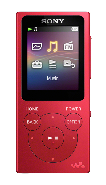 Sony Walkman NW-E394 - Digital player - 8 GB - red