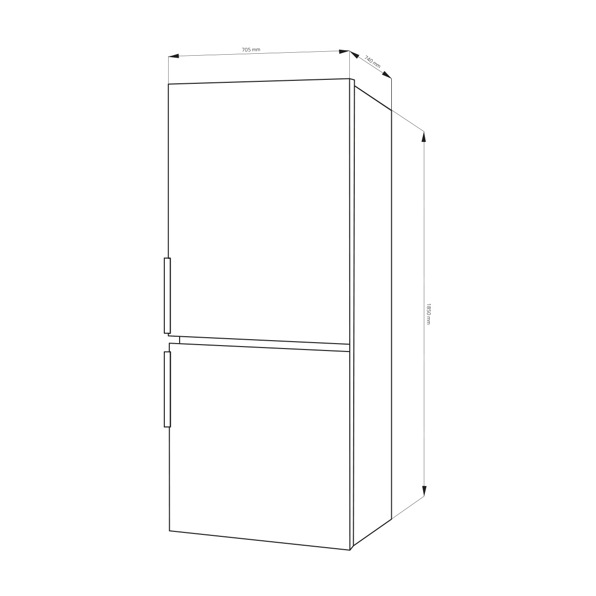 LG GBB548NSQFE fridge-freezer Freestanding – image 8
