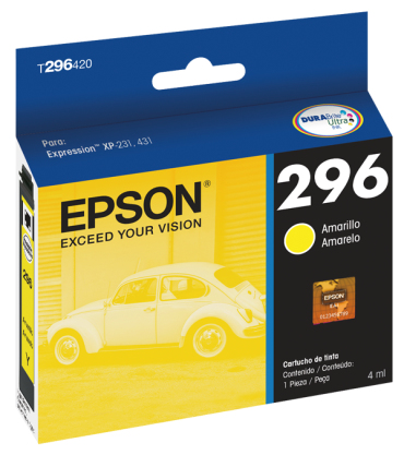 Cartucho EPSON T296420-AL Cartucho EPSON T296420-AL Amarillo Epson Inyección De Tinta Caja - C13T296420