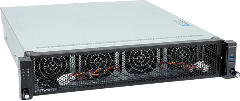 GIGABYTE E263-Z30-AAV1 AMD SoC Socket SP5 Rack (2U) Black, Steel – image 6