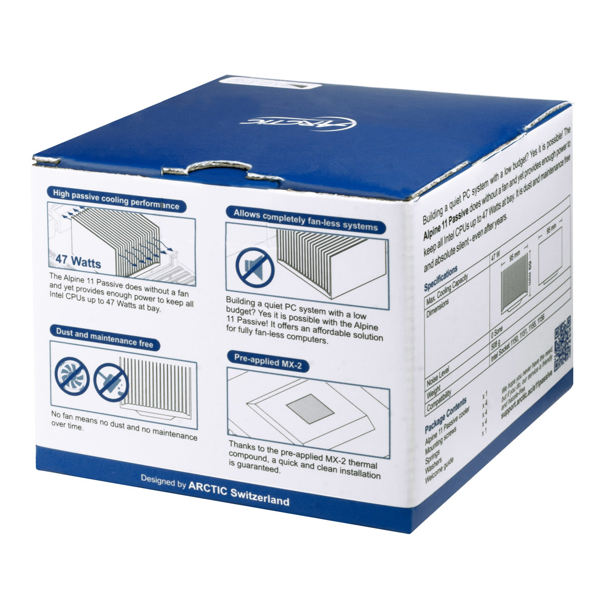 ARCTIC Alpine 11 Passive – Silent Intel CPU Cooler image 7
