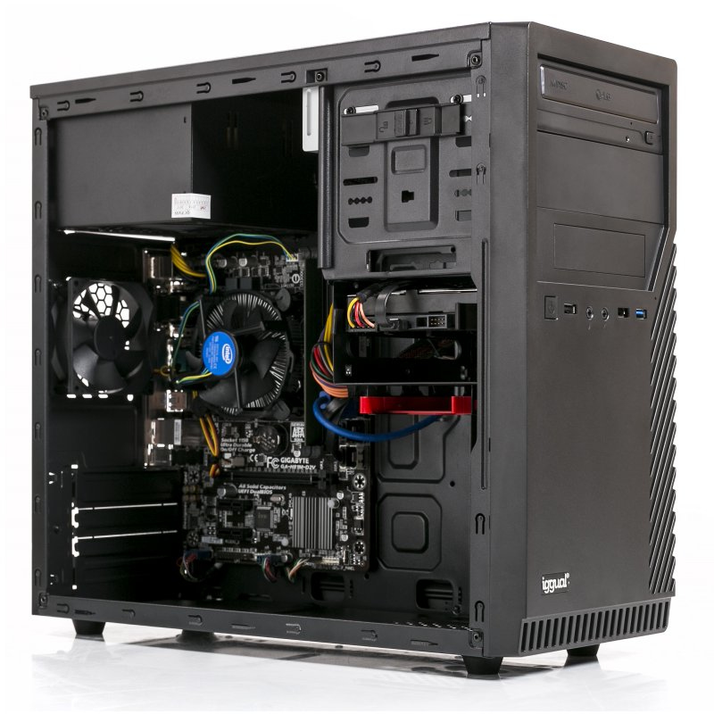 iggual PSIPCH112 PC Intel® Core™ i5 i5-4460 8 GB DDR3-SDRAM 2 TB HDD FreeDOS Tower Black image 3