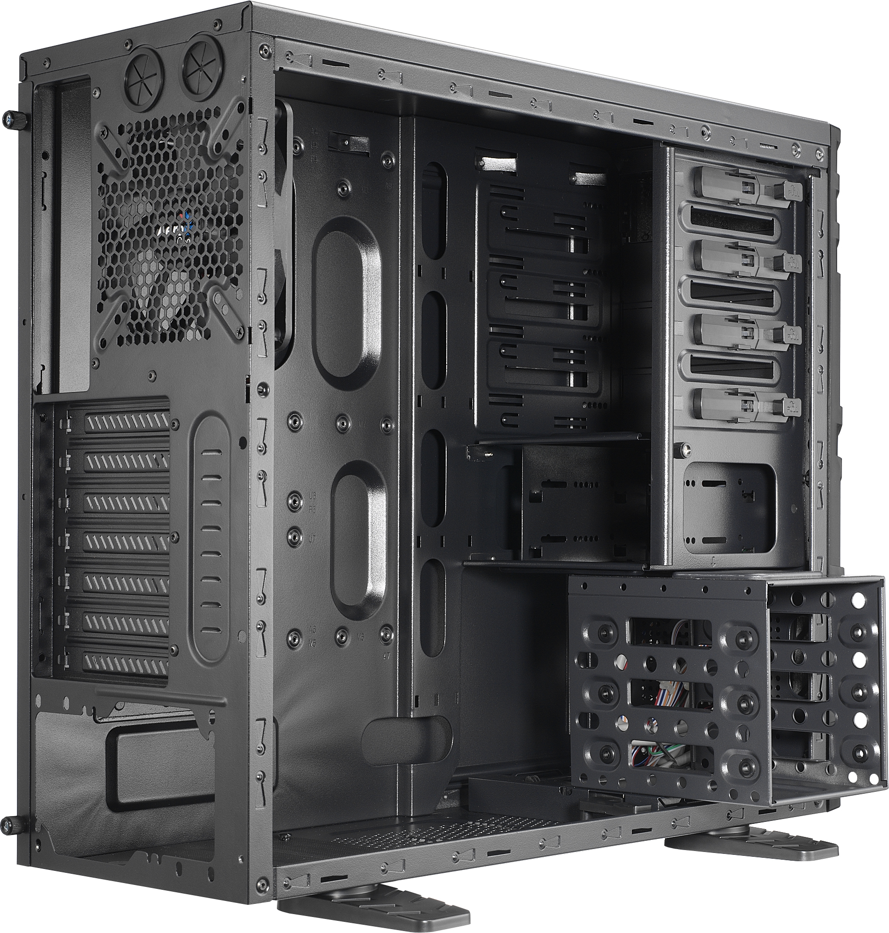 Aerocool VS4 computer case Midi Tower Black – image 2