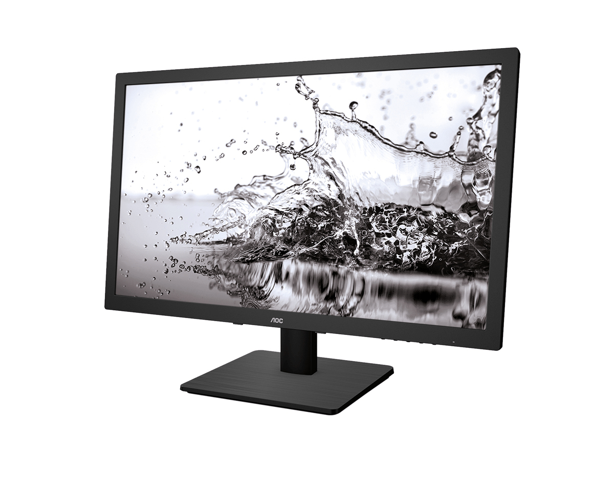 AOC E975SWDA computer monitor 47 cm (18.5″) 1366 x 768 pixels WXGA LED Black image 7
