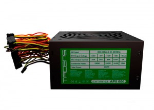 Tacens Anima APII600 power supply unit 600 W 20+4 pin ATX ATX Black image 2