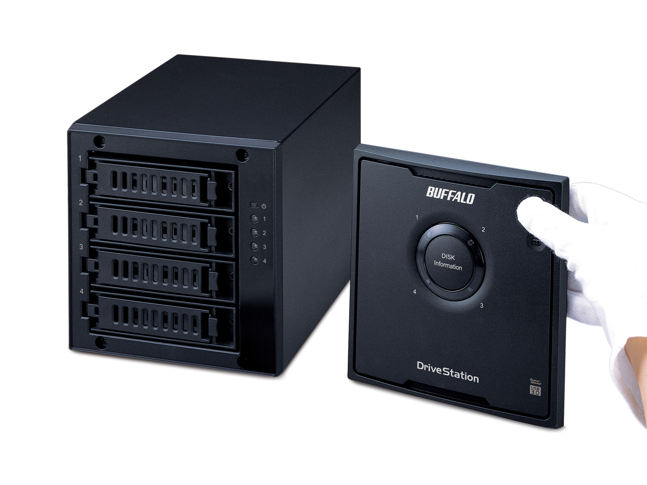 Buffalo DriveStation HD-QL8TU3/R5J disk array – image 5