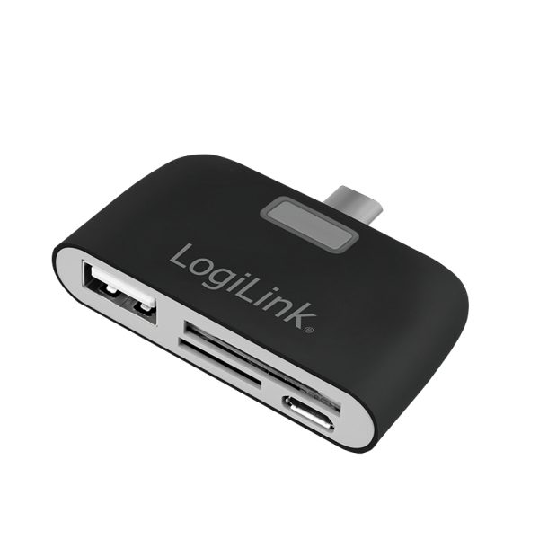LogiLink CR0044 card reader USB 2.0 Type-C Black, Grey – image 1