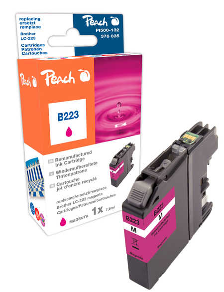 Peach PI500-132 ink cartridge 1 pc(s) Compatible Standard Yield Magenta