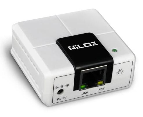 Nilox DPS-130U print server Ethernet LAN White