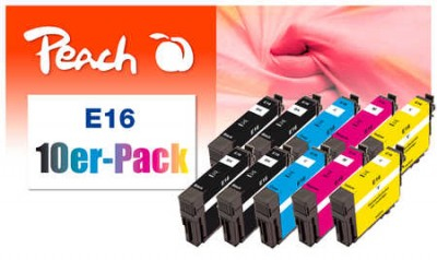 Peach 320201 ink cartridge 10 pc(s) Compatible Standard Yield Black, Cyan, Magenta, Yellow