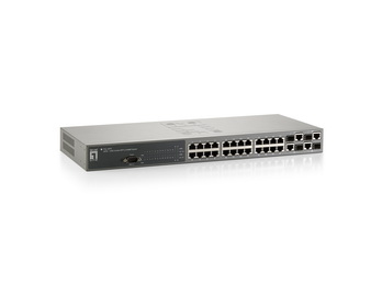 LevelOne 24 FE + 4 GE Combo SFP L2 Managed Switch – image 2