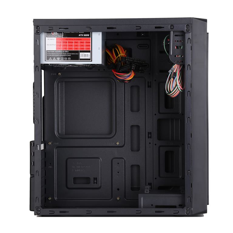 itek ITOCWST02 computer case Midi Tower Black 500 W image 2