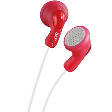 JVC HA-F14 Headphones Wired In-ear Music Red image 1